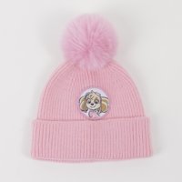 Gorro Con Pompón Niña Skye Rosado Paw Patrol
