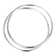 thumbnail image 1 of Aros De Plata 925 Argollas 45 Mm Plateado, 1 of 3