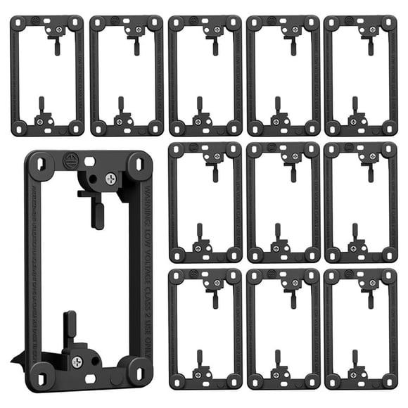Soporte de montaje para baja tensión Best Mounts, paquete de 12, 1 gang