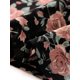 thumbnail image 5 of INSPIRE CHIC Blusa Floral de Mujer para el Día de San Valentín, Cuello Cuadrado Casual de Verano, Camisa de Chifón con Volantes y Manga Corta S Rosa Rosa Negro, 5 of 6