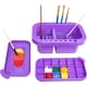 thumbnail image 1 of Organizador de Pinceles MyLifeUNIT Morado 16 Orificios 3 Secciones, 1 of 3