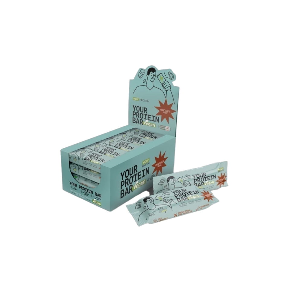 Pack 16 Barras Your Protein Bar Vegan Chocolate Mani - Your Protein