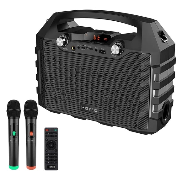 Sistema de altavoces PA portátil HOTEC Wireless Bluetooth Karaoke