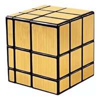 Genérico - Cubo Mirror 3X3 Dorado Y Plateado Para Velocidad