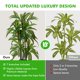 thumbnail image 5 of Árbol de dracaena artificial NOVAROOT de 1,5 m con luces y maceta negra, 5 of 9