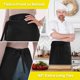 thumbnail image 5 of Delantal ROTANET negro 71 cm, 3 bolsillos, impermeable, 5 of 6