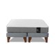 thumbnail image 5 of Cama Europea Zen Best 2 Plazas Colchon Resortes Base Dividida Tela Gris, 5 of 6