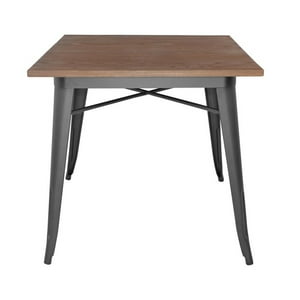 Topdeco - Mesa Tolix 60X60Cm Negra Bozzo