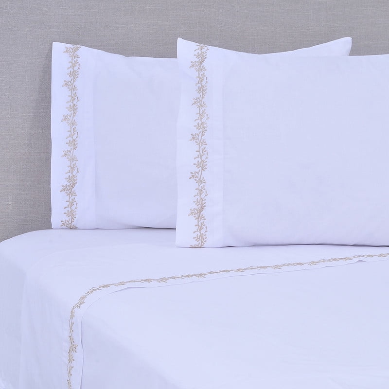 Mashini - Sabana Bord. 180 Hilos King Ramas Beige