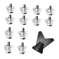 Ioensy - 12 Clavos Para Botas De Fútbol, Césped Artificial, Para Zapatillas Deportivas, 13 Mm Y 16 Mm