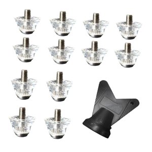 Ioensy - 12 Clavos Para Botas De Fútbol, Césped Artificial, Para Zapatillas Deportivas, 13 Mm Y 16 Mm