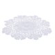 thumbnail image 2 of 1 pieza de mantel de ganchillo hecho a mano de algodón blanco placemats doilies 20cm, 2 of 3