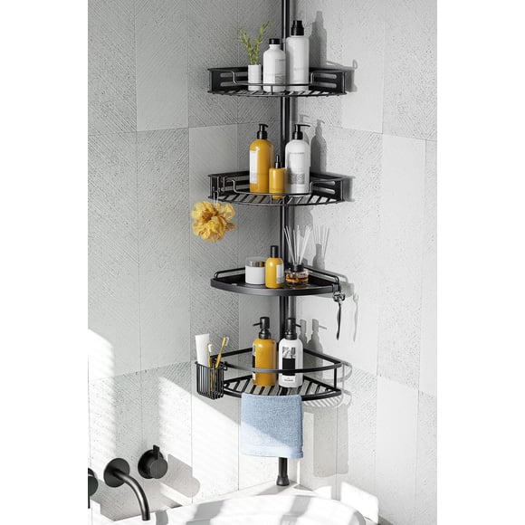 Organizador de Esquina para Ducha HAMITOR de 4 Niveles 120-308 cm