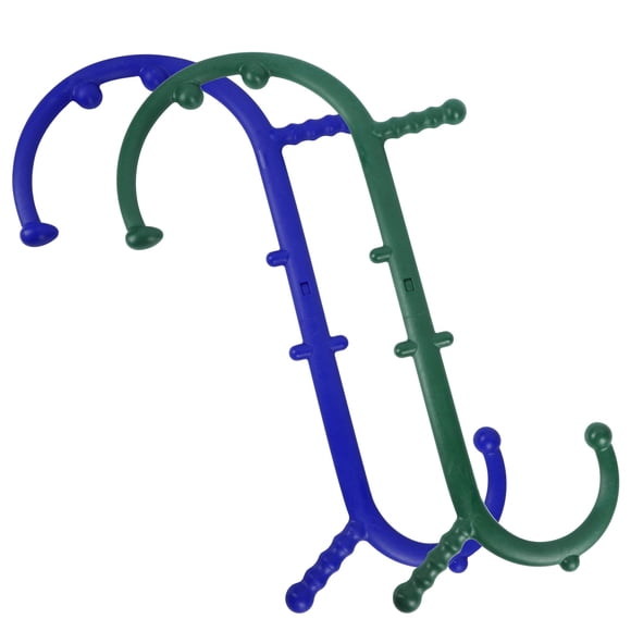 Massage Trigger Point Cane Shardaepe, paquete de 2 unidades, azul y verde