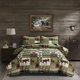 thumbnail image 1 of Juego de colcha ARL HOME Rustic King Size Lodge Cabin, 1 of 8