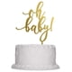 thumbnail image 4 of Cake Topper De Acrílico Dorado Oh Baby Para Celebraciones, 4 of 9