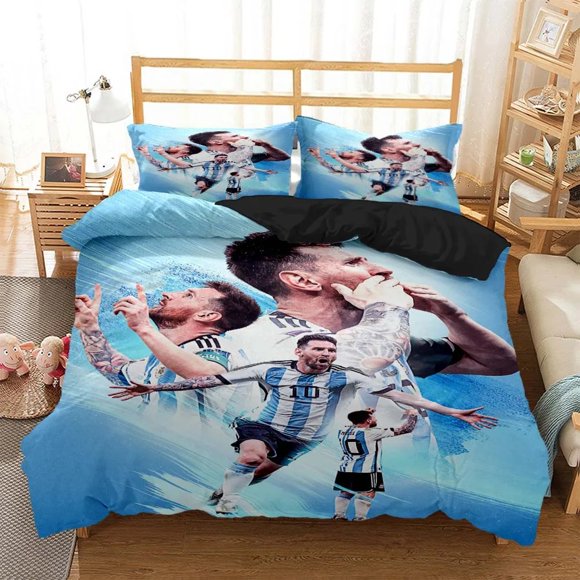 Football Superstar Fashion ed Bedding Queen Bedding Set Soft And Comfortable Customized King Size Bedding Set For BoyBed Sheets