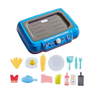 Bothyi - Juego De Cocina Para Niños Juego De Cocina De Simulación Para Restaurante Favor De Fiesta Azul