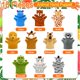 thumbnail image 3 of Marionetas de mano de peluche coloridas XIPEGPA 22 cm – Pack de 10, 3 of 6