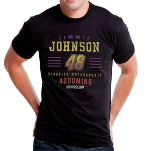 Delsol - Nascar Camiseta Clásica Para Hombre - Jiie Johnson - Negra De Para Hombre - Camiseta (Xl)