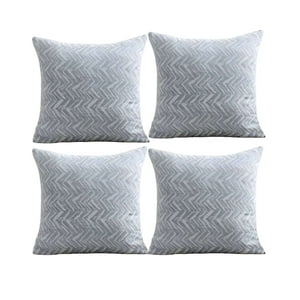 Genérico - Set De 4 Fundas De Cojines Diseño Maillard 45Cm X 45 Cm Celeste