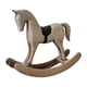 thumbnail image 5 of Estatua De Caballo Mecedor De Madera, Artesanías Para Chimenea, Gabinete, Mesa, Centro De Mesa, Gris, 5 of 5