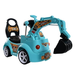 Mundo Online - Correpasillo Andador Excavadora Infantil Luces Led Y Sonido