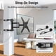 thumbnail image 2 of Soporte para TV MOUNTUP 26-60" sin perforación, de movimiento completo, con correa, 2 of 9