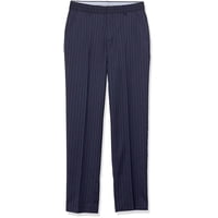 Pantalones Tommy Hilfiger Para Niños Con La Parte Delantera Plana, Vestido Yacht Navy 20