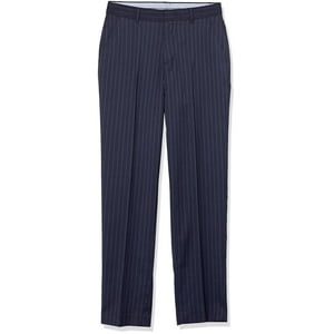 Pantalones Tommy Hilfiger Para Niños Con La Parte Delantera Plana, Vestido Yacht Navy 20