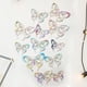 thumbnail image 2 of 12pcs Paper Butterfly Wall Stickers Decorations, 3D Hollow Three-dimensional Simulation Decoration For Living Room, 2 of 5