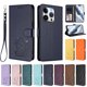 thumbnail image 3 of Funda Billetera con Relieve de Gato para iPhone 15 Pro, Azul, 3 of 6