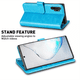 thumbnail image 1 of For Galaxy Note 8 Note 9 Note 10 Note 10 Plus Note 20 Note 20 Ultre Wallet Case, [Included Glass Screen Protector][RFID Blocking] Flip Folio Leather Cell Phone Cover With Credit Card Holder For Samsun, 1 of 3