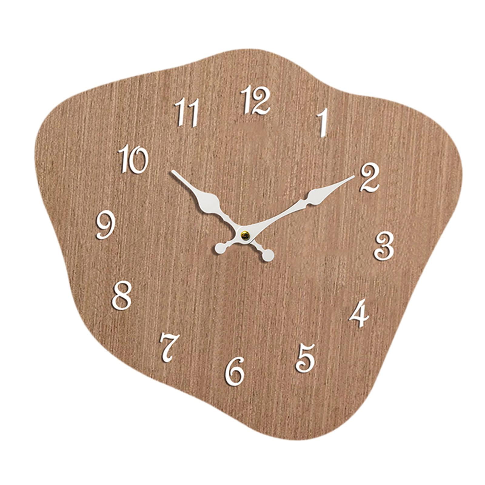 Bothyi - Reloj De Nube Vintage, Moderno, Para Decoración Del Hogar, Colgante Para Oficina, Dormitorio, Color Madera.