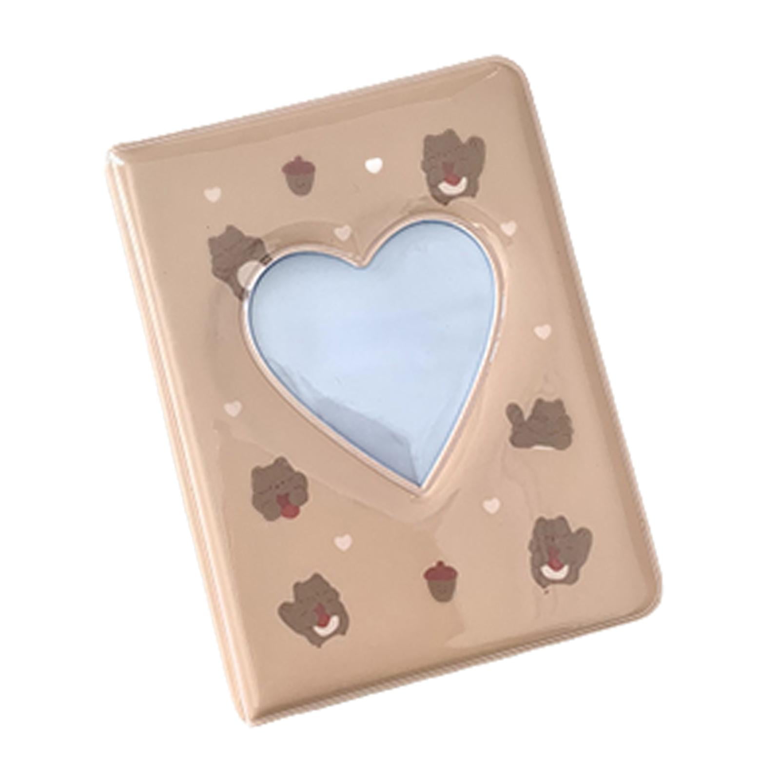 Magideal - Mini Álbum De Fotos De 3 Pulgadas, Fundas Para Tarjetas Fotográficas, Resistente, Ligero, Hueco, Soporte Para Tarjetas Fotográficas, Libro, Tarjeta De Ardilla