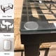 thumbnail image 4 of Protectores adhesivos redondos transparentes para muebles GorillaGrit, 24 piezas, 4 of 6