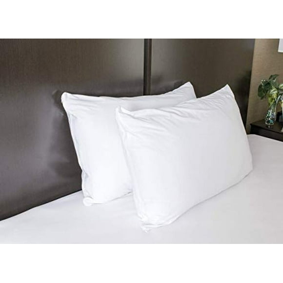 Protectores de Almohada Impermeables Four Seasons Essentials Funda de Almohada con Cremallera Hipoalergénica Rey Set de 2