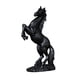thumbnail image 3 of Caballo Estatua Decoración Del Hogar Escultura Resina Figura Decorativa Moderna Negro, 3 of 5