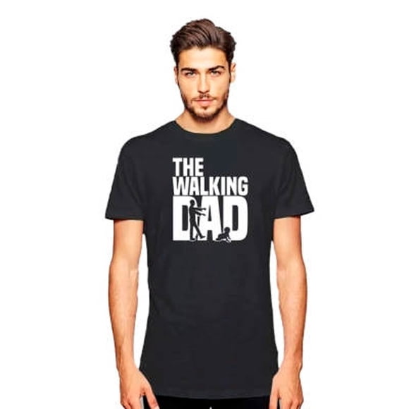 Polera Diseños The Walking Dad Dia del Padre Papa Hombre