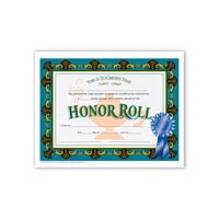 Certificado Honor Roll De Flipside Products, Paquete De 30 Unidades, 5 Unidades