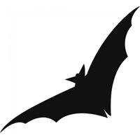 Rienda Libre Graphics - Decomural Spooky Vampire Bat Halloween Ws-19222