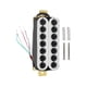 thumbnail image 5 of Pastilla De Guitarra Eléctrica De Doble Bobina 4P Precableada Para Guitarra De 7 Cuerdas Reemplaza Cuello Blanco, 5 of 5