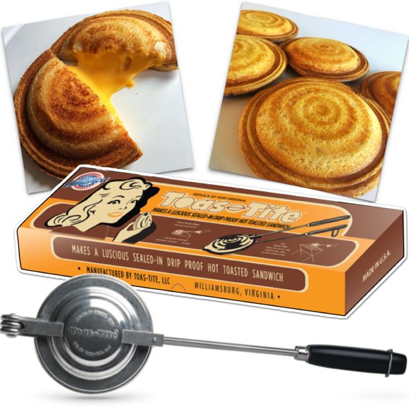 Sandwichera Toas‑Tite Retro de Aluminio Fundido