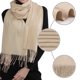 thumbnail image 4 of Bufanda RIIQIICHY 191 cm con flecos Pashmina 27 cm, 4 of 6