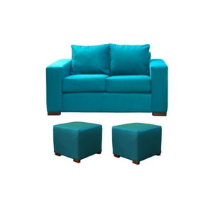 Dkora - Living Cedric 2 Cuerpos + 2 Pouf Calipso