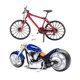 thumbnail image 5 of 1/64 Pintado Motocicleta Bicicleta Modelo Diorama Figuritas Buliding Escenas Decoración, 5 of 5