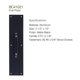 thumbnail image 3 of Tirador de puerta BRINKS Commercial, 38 x 9 cm, color negro mate, 3 of 7