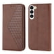 thumbnail image 5 of Funda Flip FOXDOCK para Samsung Galaxy S23 Plus , Estilo Billetera con Diseño Rombo, Correa de Mano y Soporte, Uso Diario, 5 of 6