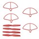 thumbnail image 2 of UAV Propeller Prop & Protective Cover Para MJX B5W F20 Bugs 5W RC Drone Rojo, 2 of 5