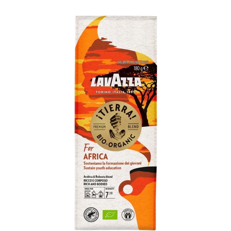 Café Molido Tierra Bio Africa Bolsa 180 g Lavazza